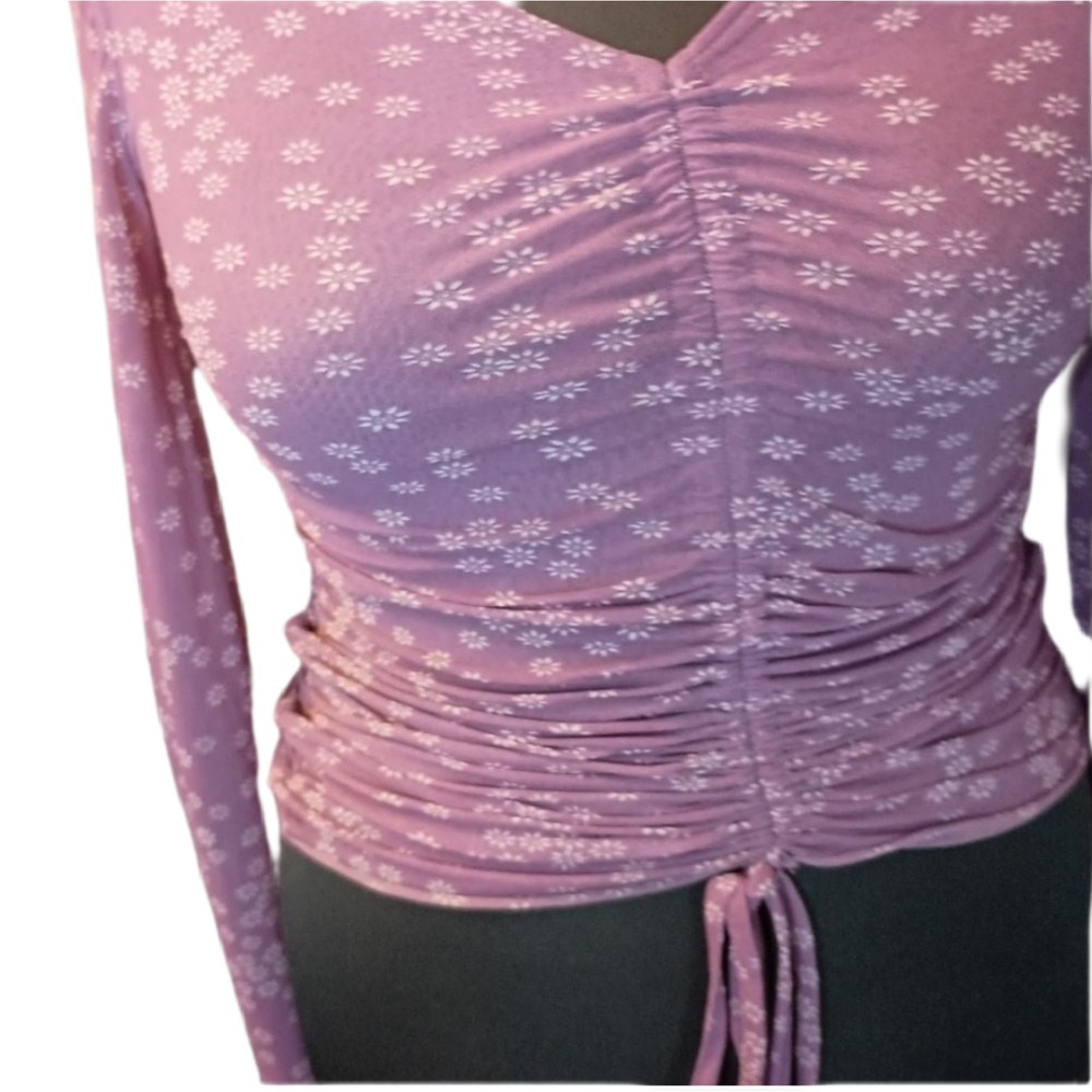 Vince Camuto pink cinched blouse SKUW309